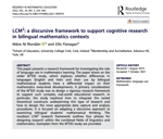 LCM2: a discursive framework to support cognitive research in bilingual mathematics contexts